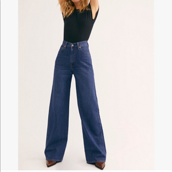 ribcage wide leg levis